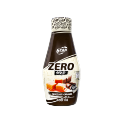 6PAK Zero Syrup Chocolate-Carmel 400 ml 