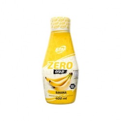6PAK Zero Syrup Banana 400 ml 