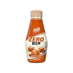 6PAK Zero Syrup Salted Carmel 400 ml