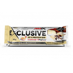 AMIX Exclusive Protein Bar 85 gram biała czekolada-kokos