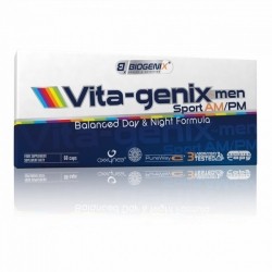 BIOGENIX Vita-genix men Sport AM/PM 60 kapsułek