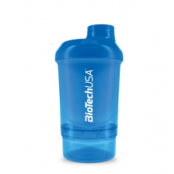 BIOTECH USA Shaker Wave+Nano 300 ml+150 ml - niebieski