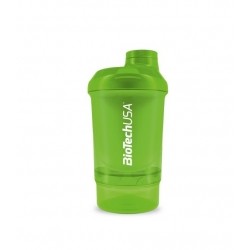 BIOTECH USA Shaker Wave+Nano 300 ml+150 ml - zielony