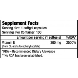 BIOTECH USA Vitamin E 300 mg 100 kapsułek