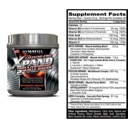 DYMATIZE   Xpand Pre Workout Coffeine Free 360 gram (formuła 2x)