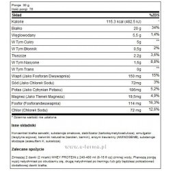 FITNESS AUTHORITY Whey Protein 908 gram smak czekoladowy VAT 23%