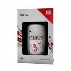 FITNESS AUTHORITY Vitamin C with rose extract 100 tabletek
