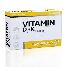 FORMOTIVA Vitamin D3+K2 ( MK-7) 60 tabletek