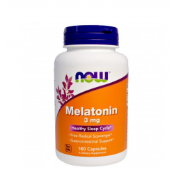 NOW FOOD Melatonin 3mg 180 kapsułek