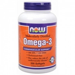 NOW FOOD Omega-3 200 softgels