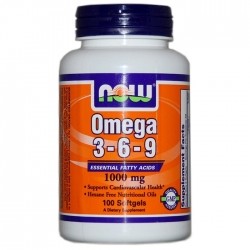 NOW FOOD Omega 3-6-9 100 softgels