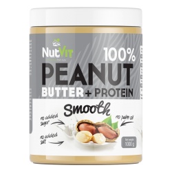 NUTVIT 100% Peanut Butter + Protein 1000 gram