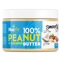 NutVit 100% Masło Orzechowe z Kokosem 500 g