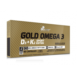 OLIMP Gold Omega 3 D3+K2 Sport Edition 60 kapsułek