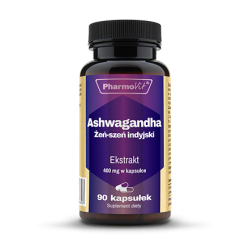 PHARMOVIT Ashwagandha Żeń-szeń indyjski 400 mg 90 kapsułek