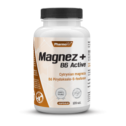 PHARMOVIT Magnez + B6 Active 120 kapsułek
