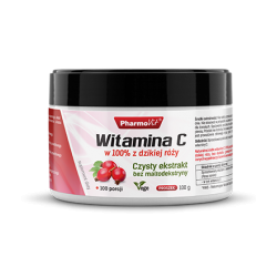 PHARMOVIT Witamina C w 100% z dzikiej rózy 100gram