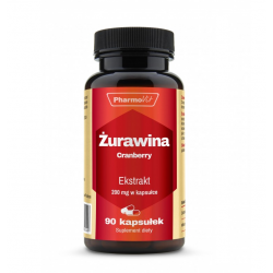 PHARMOVIT Żurawina 200mg 90 kapsułek