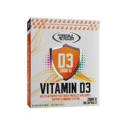Real Pharm Vitamine D3 2000IU 60 kapsułek
