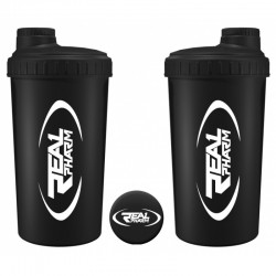 REAL PHARM Shaker 700 ml czarny
