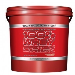 SCITEC 100% Whey Protein Professional 5000 gram smak czekoladowy VAT 23%