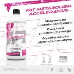 TREC L-carnitine 3000 500 ml  VAT 23%