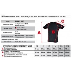 TREC Koszulka termoaktywna obcisła typu T-shirt COMPRESSION