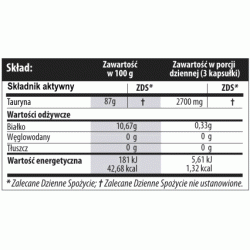 TREC Taurine 900 120 kapsułek