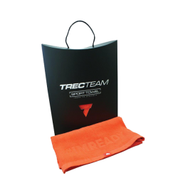 TREC Ręcznik treningowy 50x70cm kolor pomarańczowy