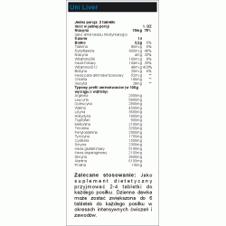 UNIVERSAL Uni-Liver 250 tabletek