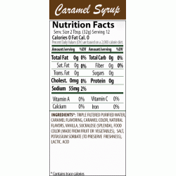 WALDEN FARMS Caramel Syrup 355 ml