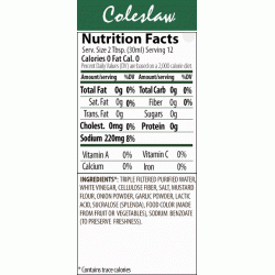 WALDEN FARMS Dressing Coleslaw 335 ml