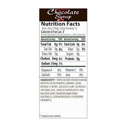 WALDEN FARMS Syrup Chocolate 355 ml