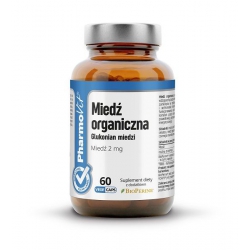 PHARMOVIT Miedź Organiczna glukonian miedzi 60 kapsułek 
